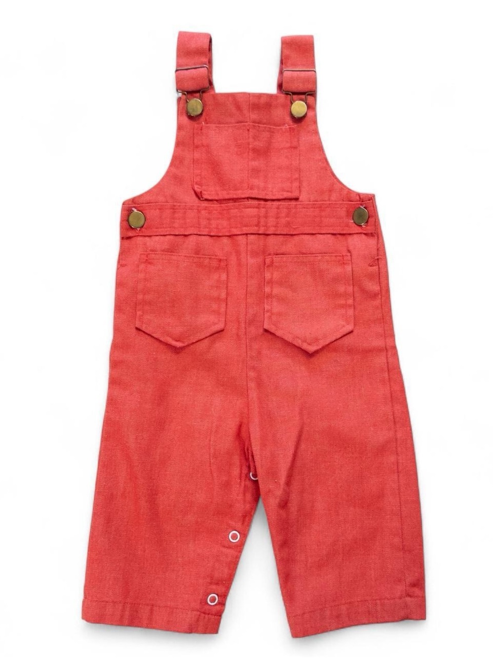 Vintage Health-tex Red Overalls – Baby, 12 Months, Excellent Condition ❤️